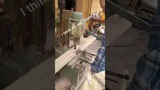 Vintage Morticer! This is gonna make life so much easier! #vintagemachinery #wood #femalewoodworker