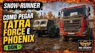 SNOWRUNNER | COMO DESBLOQUEAR O TATRA FORCE E TATRA PHOENIX