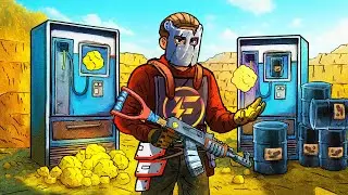 Using SULFUR QUARRY to RAID EVERYONE made us INSANELY RICH - Rust (Movie)