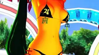 【MMD】 Miku Sexy Bikini Uranus - Lambda Driver