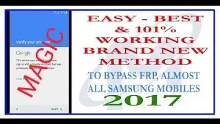 One Click Method !! To Bypass Google Account Lock / FRP / Hardreset lock