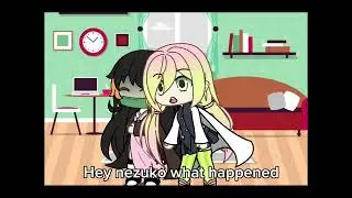 Nezuki farting on Mitsuri 