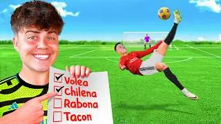 Marco Un Gol Increible con Cada Tecnica de Fútbol!