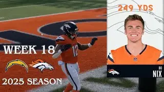 Los Angeles Chargers vs Denver Broncos Game | 2025 NFL Season Week 18 | BO-Lieve It!