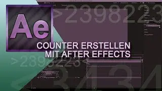 After Effects - Counter erstellen
