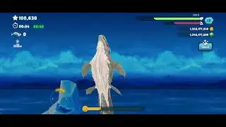 the ancient dinosaur shark 🦈🦈! hungry shark evolution!
