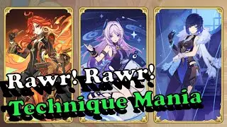 Rawr!! Rawr!! New Technique Card, in Mavuika, Citlali, and Yelan Deck | TCG Genshin Impact