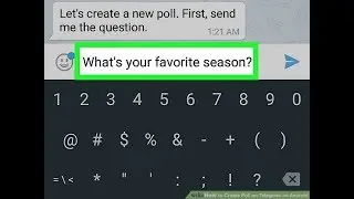 How to Create a Poll on Telegram 2 EASY STEPS