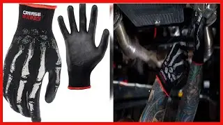 Great product -  Grease Monkey Bone Series Foam Nitrile Mechanic Gloves with Grip