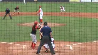 Alex Wilson shows off his fastball control with a K on the outside corner
