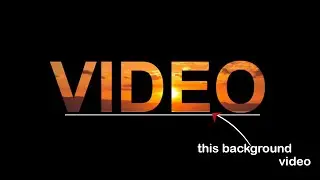 How To Add Video In Text Using | HTML & CSS