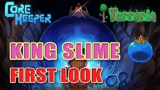 Core Keeper - Terraria Crossover Update! - King Slime - First Look - Full Content Walkthrough