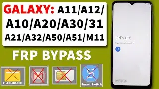 HOW TO SAMSUNG A12 FRP BYPASS | SM-A125F GOOGLE ACCOUNT UNLOCK, REMOVE
