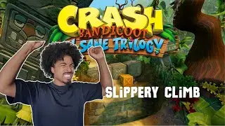 Will I GAMEOVER?! - Crash Bandicoot 1 - Slippery Climb