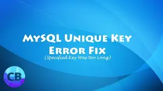 unique key error fix mysql (specified key too long)