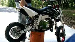 Modified CRF Monster Energy Pitbike