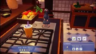 Disney Dreamlight Valley - How to make Melon Boba Tea | Cooking Tips with Kitty #5