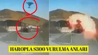 Ermənilərin S300 raket komleksini haropla vurulma anları