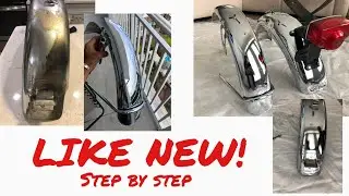 Honda CB350 Fender Restoration