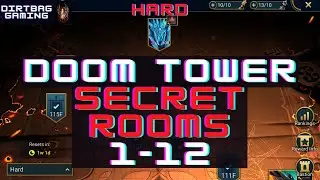 Doom Tower Secret Rooms 1-12 Hard | Walk Through | Raid Shadow Legends