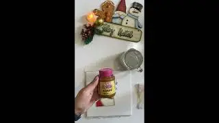 Especial de Natal: Passo a Passo Rápido Caixa em MDF com Papai Noel em Pintura Country