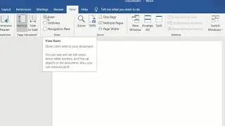 CARA MENAMPILKAN RULE DI MICROSOFT WORD