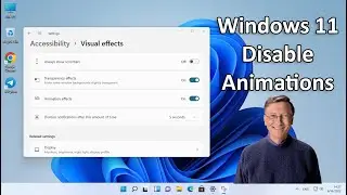 How To Turn Off Animation Effects On Windows 11