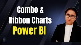 12 How to create Combo and Ribbon charts in Power BI | Data Analysis in Power BI