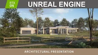 Private House Presentation / Summer Meadow / UE4