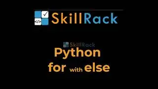 Python for with else