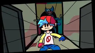 Boyfriend из игры FNF играет Poppy Playtime