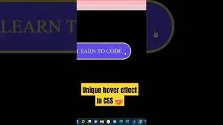 Animated CSS hover effect 