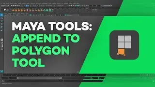 Maya's Append to Polygon Tool