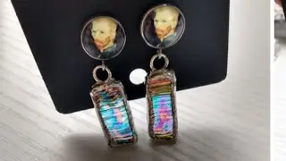 Van Gogh Inspired Stained Glass Jewelry Tutorial  Beginner's Guide to Soldering #Jewelry #DIYJewelry
