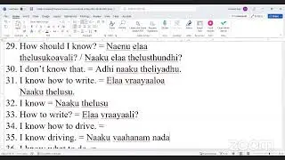 Telugu meanings of sentences using the word 