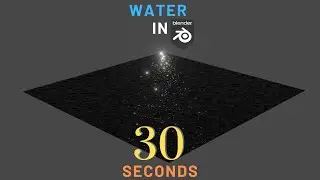 Make Water in 30 seconds - Blender