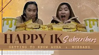 HAPPY 1K SUBSCRIBERS Cheesy foods MUKBANG and Get to know more of | a u r a