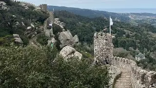 Замок Мавров Синтра. Замки Португалії. Mouros castle.