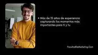 📷 Spot publicitario para fotógrafos (video testimonial)