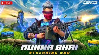Grandmaster  Live Rank Push ❤️-  Free Fire Telugu Live  - Munna Bhai 