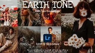 Earth Tone - Brown Preset | Free Lightroom Mobile Preset Tutorials 2021 - Free DNG - Deep Preset