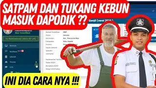 How to Add Security Guards to Dapodik | Easy – Add PTK