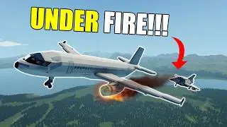 Passenger Plane Gets SHOT DOWN Flying Over Restricted Air Space In Stormworks!!!