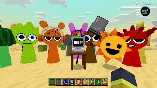 Realistic Incredibox SPRUNKI MOD in Minecraft PE