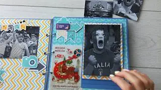 Обзор альбома про Футбол| ТМ Scrapgorod | Скрапбукинг