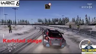 WRC 8- Rally Sweden- Karlstad Gameplay