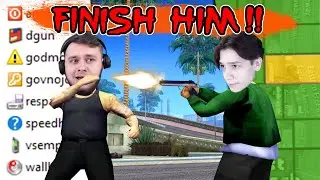 ПОБЕДИЛИ МАЛФОЯ И ИСЮ НА ВОЙНЕ ЮТУБЕРОВ АДВАНС РП! GTA SAMP