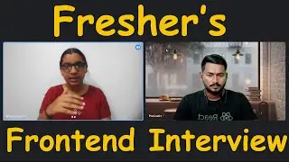 Fresher's Frontend Interview | HTML, CSS, and JavaScript | ProCodrr Mock Interviews