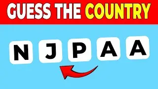 🚩 Can You Guess the Country by its Scrambled Name? 🌎