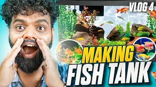 Shuruaat ho chuki hai... 🐠💧Aaj lagaya tank ka base setup